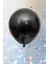 Metalik Siyah Balon 12" 30 cm Metalik Balon 10LU Paket 1