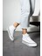Beyaz Keten [yüksek Taban (4 Cm)] Günlük Uzun Sneaker 4