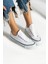Beyaz Keten [yüksek Taban (4 Cm)] Günlük Kısa Sneaker 1