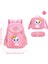 Cicibears 3'lü Küçük Kedi Çocuk Sırt Çantası - Pembe (Yurt Dışından) 1