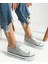 Gri Keten [yüksek Taban (4 Cm)] Günlük Kısa Sneaker 3