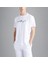 Erkek Marka Logolu Pamuklu Normal Kalıp Günlük Beyaz T-Shirt 24411052-010 1
