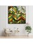 Yeşil Lekeli Temperli Cam Duvar Tablosu 3