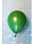 Metalik Yeşil Balon 12" 30 cm Metalik Balon 10LU Paket 1