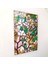 Lekeli Çiçek Temperli Cam Duvar Tablosu 2