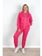 Kadın Büyük Beden Lastikli Eşofman Takımı 8044-24 2
