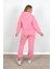 Kadın Büyük Beden Lastikli Eşofman Takımı 8044-24 5