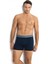 Erkek 3'lü Likralı Renkli Boxer 283 1