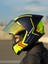Rapıd 2 Race Extra Mat Neon Sarı-Navy Mavi Kask 5