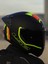 Rapıd 2 Race Extra Mat Neon Sarı-Navy Mavi Kask 4