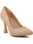 289236 Bej Süet Kadın Stiletto 3