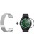Samsung Galaxy Watch 6 Classic 43MM Metal Mıknatıslı Kordon + Ekran Koruma Filmi - FC302 1