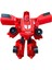 Super Warrior Mini Plastik Gövdeli Dönüşebilen Robot Araba 7.5cm 3