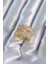 Zirkon Baget Sarmal Taşlı Gold Renk Ayarlanabilir Kadın Yüzük - TJ-BYK2795 2
