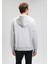 Black Kapüşonlu Fermuarlı Gri Sweatshirt 0S10134-70075 4