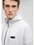 Black Kapüşonlu Fermuarlı Gri Sweatshirt 0S10134-70075 5