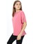 Pembe Kısa Kollu Basic Kız Çocuk T-Shirt 17769 2