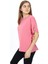 Pembe Kısa Kollu Basic Kız Çocuk T-Shirt 17769 2