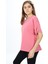 Pembe Kısa Kollu Basic Kız Çocuk T-Shirt 17769 3