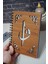 Elif Vav Ahşap Defter Ajanda A5 Spiralli Okul Defteri Notebook 3