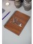 Istanbul Desenli Ahşap Kapaklı Defter Notebook Günlük Çizgisiz Anı Defteri 3