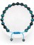 Turkuaz Kaplan Gözü Doğal Taş Makrome Örme Bileklik 1