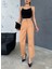 Kadın Double Kumaş Klasik Model Camel Pantolon 4