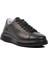 Jukov 102 22095 Siyah-Siyah Deri Erkek Sneaker 1