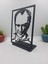 Atatürk Çerçeveli Masaüstü Metal Büst - Ev / Ofis Dekoru - Hediye Biblo - 18 x 13 cm 5