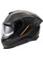 Y.100R React Mat Siyah-Turuncu Kask 1