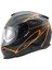 Y.100 B-Sıde Mat Siyah-Turuncu Kask 1