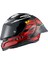 X.R3R Glıtch Racer Kırmızı-Beyaz Kask 1