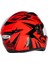 ZS-811A Al-34 Red Black Kapalı Kask 5