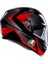 K3 Mplk Striga Black Grey Red Kapalı Kask 3