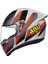 K1 S Blipper Grey Red Kapalı Kask 2