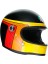 Kask X3000 Multi Gasoline Matt Black Orange Kapalı Kask 1