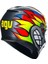 K3 Birdy 2.0 Grey Yellow Red Kapalı Kask 3