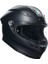 K6 S Mono Matt Black Kapalı Kask 2