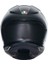 K6 S Mono Matt Black Kapalı Kask 3
