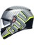 K3 Mplk Fortify Grey Blk Yellow Fluo Kapalı Kask 2