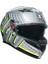 K3 Mplk Fortify Grey Blk Yellow Fluo Kapalı Kask 3