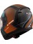 Rapıd 2 Extra Mat Gri-Neon Turuncu Kask 3