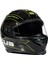 ZS-1800B Gloss Carbon Am8 Fluo Yellow Kapalı Kask 3