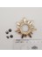 Plastik Güneş Model Süs Light Gold Renk 4