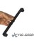 4 Adet Bihter Desenli Kulp 160 mm Siyah Mutfak Kulpu Çekmece Dolap Kapak Kulbu Metal Mobilya Dolabı 3