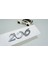 Peugeot 206 Bagaj Krom Abs 3m 3D Yazı Logo Amblem 1