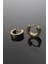 316L Çelik Gold Renk Halka Model Çift Küpe - TJ-EKP252 1
