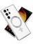 Samsung Galaxy S24 Ultra Kılıf Şeffaf Magsafe Lens Korumalı Mat Kross Silikon Kapak 1