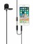 Powermaster JH-043-A Cep Telefonu Için 3.5 mm Jack Girişli Youtuber Yaka Mikrofonu Mikrofon ve Kulaklık Girişli 5