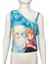 Frozen Baskılı Fırfırlı 2 Parça Bikini Kız Çocuk Bikini 3